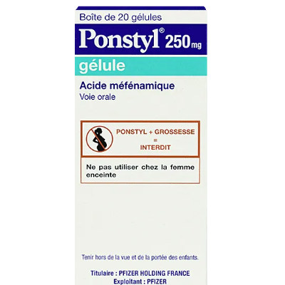 Ponstyl 250 mg Gélule