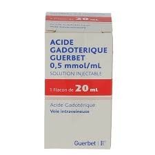 ACIDE GADOTERIQUE 0.5 mmol / ml inj.fl/ 15 ml