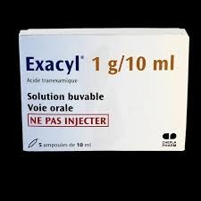 ACIDE TRANEXAMIQUE 1 g / 10 ml sol buv 