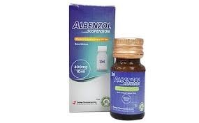 ALBENDAZOLE  400 mg / 10 ml susp. buv. Fl/10 ml