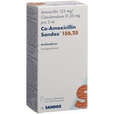 AMOXICILLINE 125 mg susp. fl/100 ml