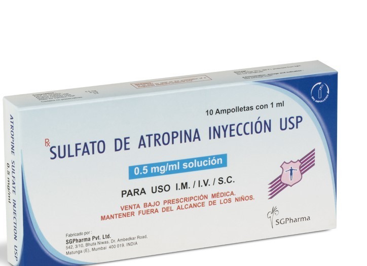 ATROPINE SULFATE 0,5 mg/ml sol. inj. amp/1 ml 