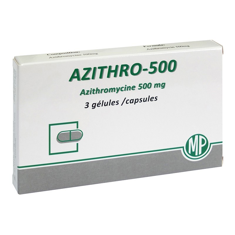 AZITHROMYCINE 500 mg 