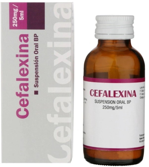 CEFALEXINE GRANULES POUR SUSPENSION BUVABLE  250mg/5ml