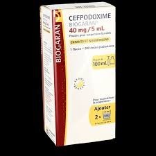 CEFPODOXIME 40 mg/5ml pdre. p susp. buv. Fl/100 ml