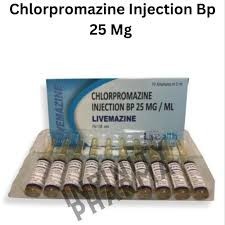 CHLORPROMAZINE 25 mg / 5 ml amp. inj.