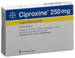 CIPROFLOXACINE 250 mg comp. bte 20