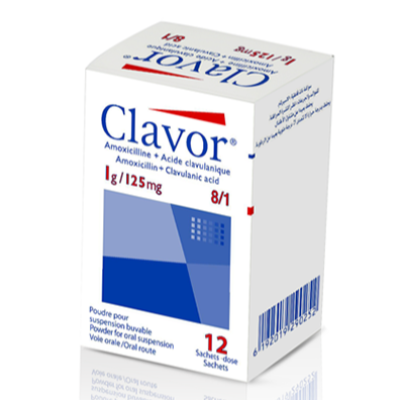 Clavor 1 g/125 mg Suspension